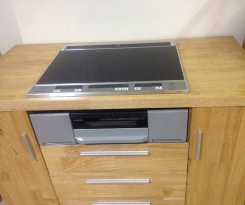 Bếp từ Panasonic KZ-G32AS thân màu xám mặt bếp màu đen 13 Ảnh thật bếp từ Panasonic KZ-G32AS