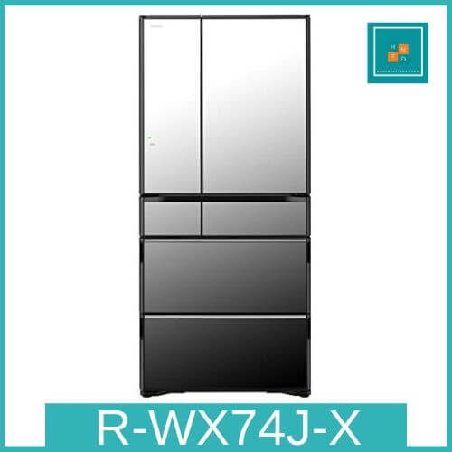 Tủ lạnh Hitachi R-WX74J-X