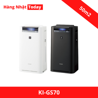 Lọc không khí Sharp KI-GS70-H diện tích 50 m2 có ion Plasma 1 Lọc không khí Sharp KI-GS70-H-1