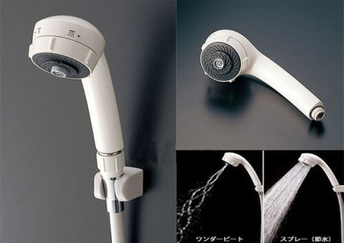 Sen tắm Toto TMN40TJ nội địa bật tắt bằng nút nhấn, bát sen massage 13 TMGG40QJ