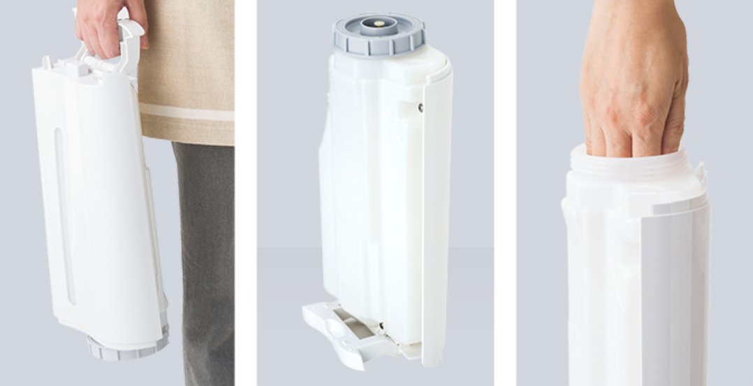 Lọc không khí Sharp KC-J50-W (H) lọc 35m2 có ion Plasma và bù ẩm 9 Bình nước bù ẩm máy lọc khí Sharp