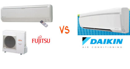 So sánh điều hòa bãi Fujitsu và Daikin