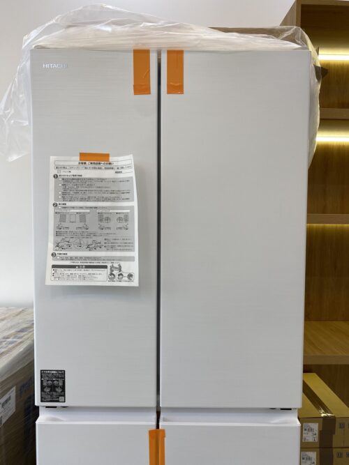 Tủ lạnh Hitachi R-HW60R dung tích 600L, mặt pha lê, sản xuất 2022 12 Ảnh thực thế tủ lạnh Hitachi R-HW54R-W-2