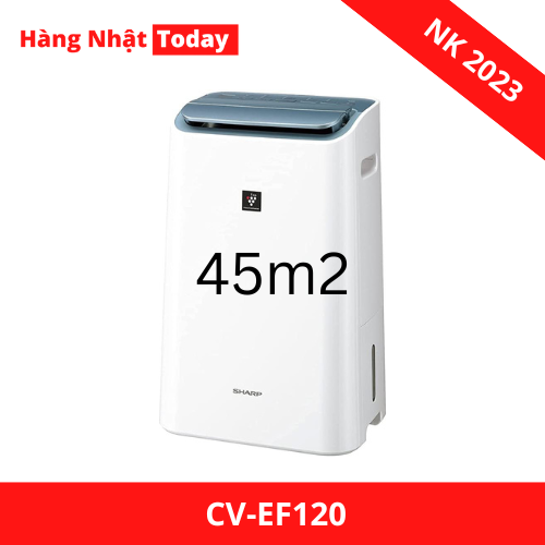 Máy hút ẩm Sharp CV-EF120 (12l/ngày) dưới 45m2, có phát Ion