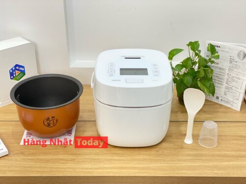 Nồi cơm điện Toshiba RC-18VSV (1,8 lít) Cao tần IH, áp suất, hút chân không 12 Nồi cơm điện Toshiba RC-10VSV-W (hình số 2)
